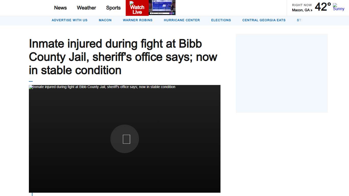 Inmate injured during fight at Bibb County Jail, sheriff's office says; now in stable condition 13wmaz.com